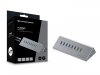 CONCEPTRONIC 10-portowy koncentrator USB-A3.0/-C Adapter -> 6xA3.0+m.Netz. Gr